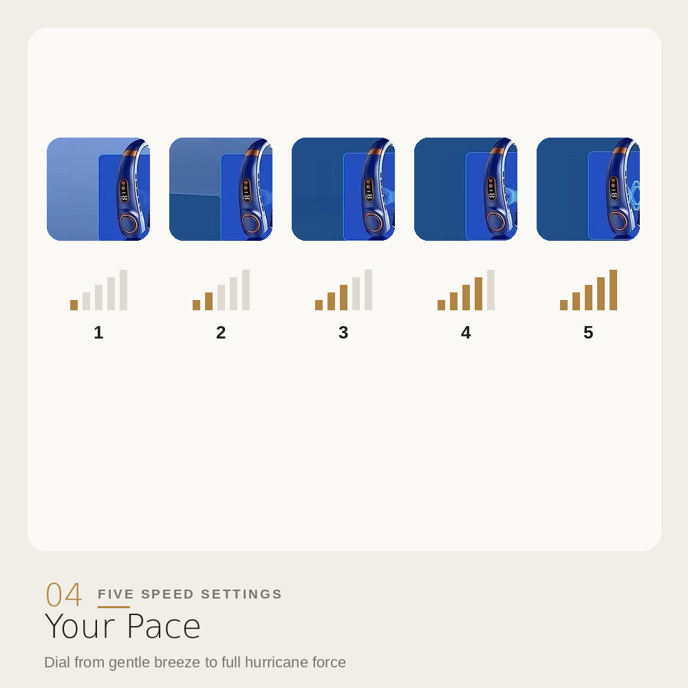 Bladeless Neck Cooler Fan